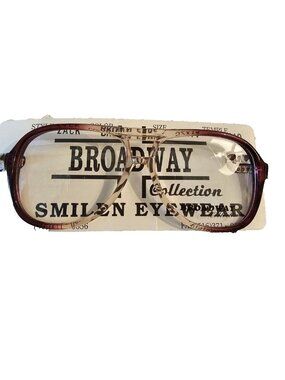 Vintage Broadway Collection Zack Brown Fade 52x14x150 Eyeglass Frame on Org Card